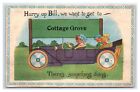 Cottage Grove, Postcard-  HURRY UP BILL WE WANT TO GET TO COTTAGE GROVE THERES S