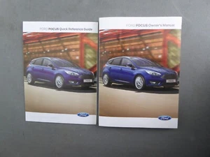 FORD FOCUS 2014-2017 MK3 HANDBOOK OWNERS MANUAL AUDIO NAVI QUICK REFERENCE GUIDE - Picture 1 of 7