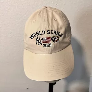 Vintage Y2K 2001 World Series Yankees Vs Diamondbacks Strapback Hat Used - Picture 1 of 8