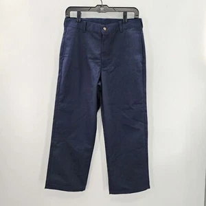 George Blue Office Work Pants Career Trousers Adjustable Waist Slacks 18 - Picture 1 of 3