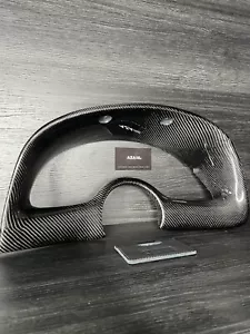 🥇98-02 CHEVROLET CAMARO SS INSTRUMENT CLUSTER CARBON FIBER TRIM BEZEL COVER - Foto 1 di 6