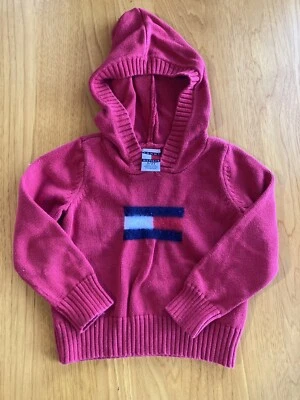 Tommy Hilfiger EUC Sweatshirt VINTAGE 3T Boys Girls Baby Kids Sweater Hoodie 3 - Image 1 of 2