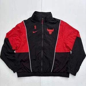 Nike NBA Chicago Bulls Throwback Courtside Jacket Mens Sz XL Extra Large - Foto 1 di 9
