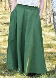 Falda medieval Battle-Merchant, amplia exposición, verde vikingo  - Imagen 1 de 9