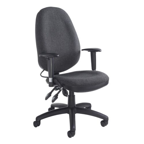 Brand New Sofia Large Task Operator Office Chair Adjustable - Charcoal
