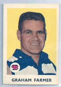 1965 Scanlens ## 22 Graham FARMER Geelong Near Mint - Picture 1 of 2