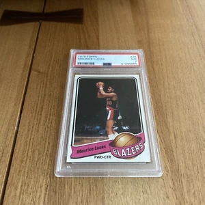 PSA 7  MAURICE LUCAS BLAZERS 1979 TOPPS BASKETBALL #26 - Picture 1 of 2
