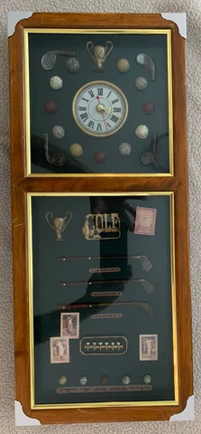 The History of Golf Shadow Box/Wall Clock Cover