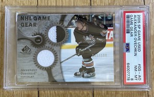 + 2005-06 SP Game Used #GG-AO Alexander Ovechkin RC ROOKIE PSA 8 /100