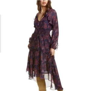 Vestido Figue Alessia seda cachemir talla mediana - Imagen 1 de 10