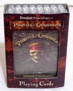 Pirates Of The Caribbean Playing Cards Disneyland Walt Disney World In Hard Case - Picture 1 of 3