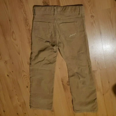  OshKosh Beige Grueso Pana Vaqueros Niña Pantalones Largos Talla 6 Foto 1 de 4