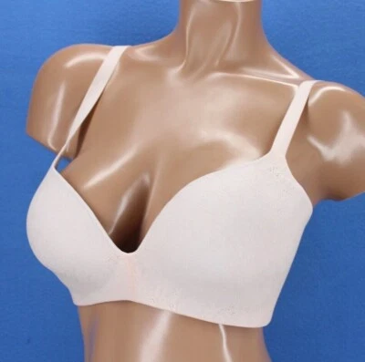 Sujetador Camiseta Forrado Inalámbrico Uniqlo Talla 34 36 C D DD #B8152 Foto 1 de 4