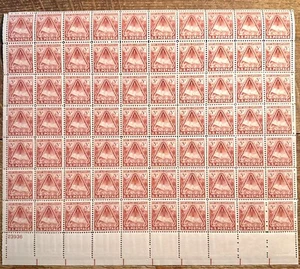 Scott 976 - 1948 Fort Bliss Centennial Full Sheet of 70 US 3¢ Stamps MHN - Picture 1 of 3