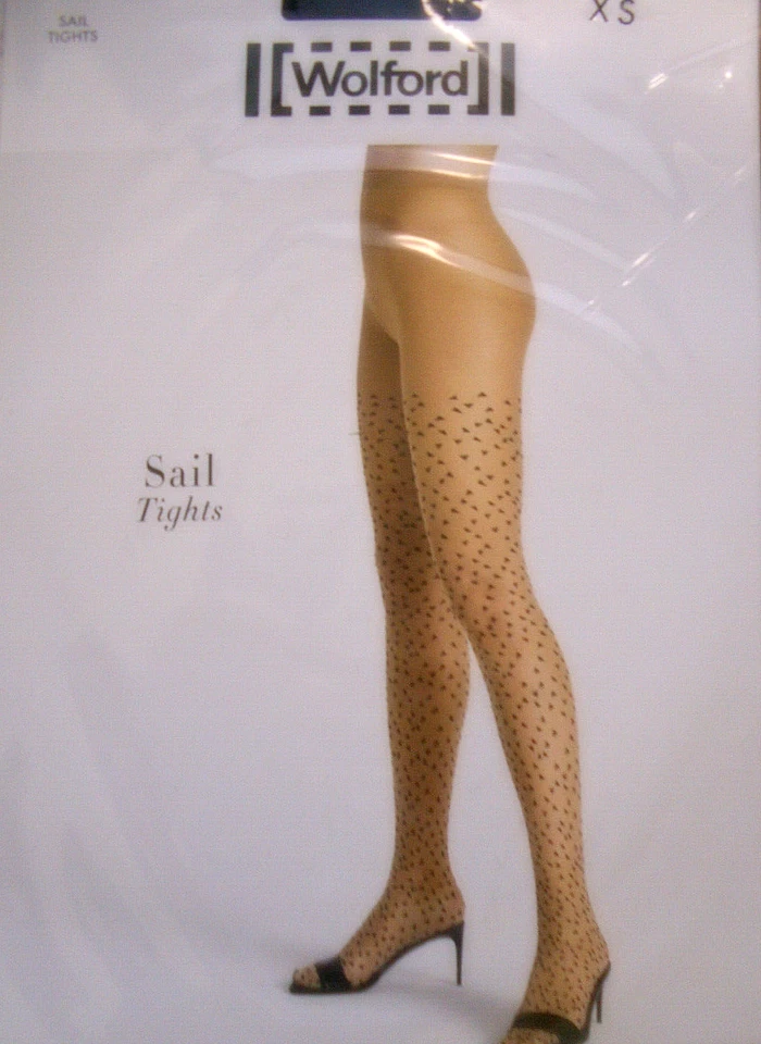 Wolford SAIL Tights Muster - Strumpfhose  Größe XS Farbe Black Black - Bild 1 von 1