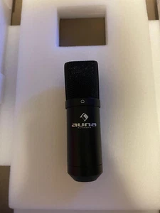 auna MIC-900B USB Kondensator Mikrofon schwarz + Ständer & Kabel | Gebraucht - Bild 1 von 2