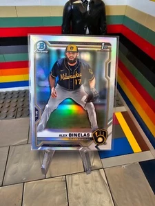 2021 BOWMAN CHROME DRAFT REFRACTOR ALEX BINELAS RC #BDC-79 - Picture 1 of 2