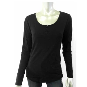 Camiseta para dormir Charter Club para mujer M negra algodón - Imagen 1 de 2
