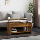 Coffee Table Smoked Oak 102x50x52.5  Engineered Wood N8S4