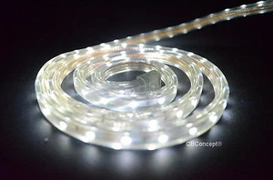 CBConcept® UL Listed,50 Feet,5500 Lumen,Pure White 6000K,120V LED Strip Rope - Picture 1 of 1