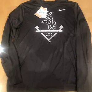 Chicago White Sox Nike Baseball Dri-Fit Long Sleeve Shirt MEDIUM M - Picture 1 of 2