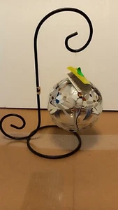 KITRAS ART GLASS TREE OF PEACE ART GLASS BALL WITH IRON STAND - Picture 1 of 8