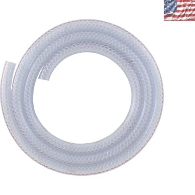 Versatile 10ft PVC Hose - 3/8-Inch ID x 5/8-Inch OD for Food & Industrial Use - Image 1 of 2