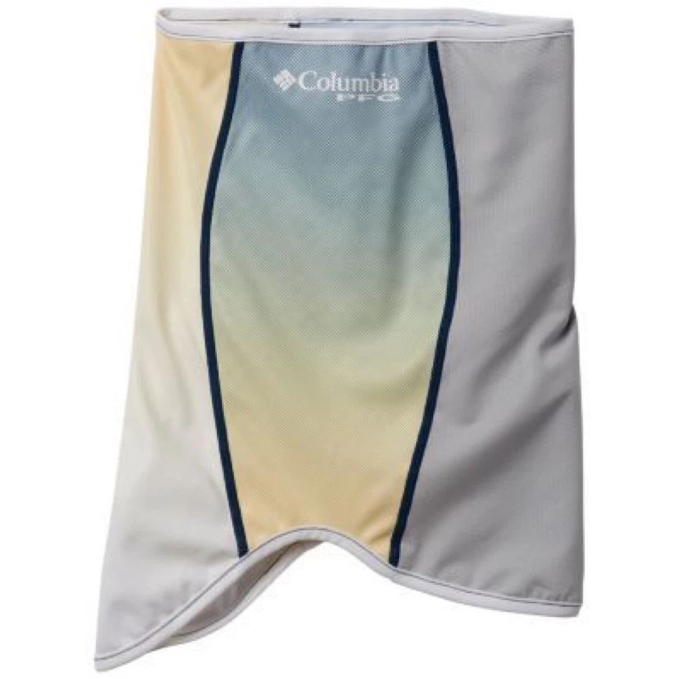 Columbia PFG Deflector Neck Gaiter II for Men / Ladies - Yellow Gray  - S/M  NEW - Image 1 of 1