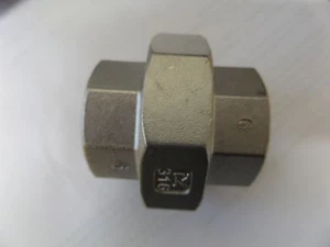 BSP Fittings - Stainless Steel - Threaded - Hexagon Union - Picture 1 of 1
