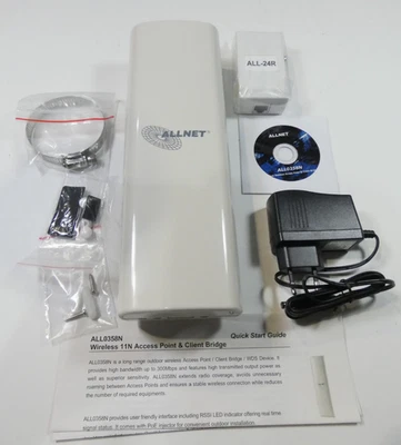 Access point/ponte esterno wireless ALLNET | ALL0358N | 802.11b/g/n | confezione originale - Immagine 1 di 4