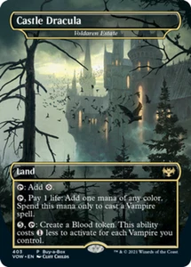 MTG magic cards 1x Castle Dracula (Volaren Estate) - Foil buy-a-box extended pro - Picture 1 of 1