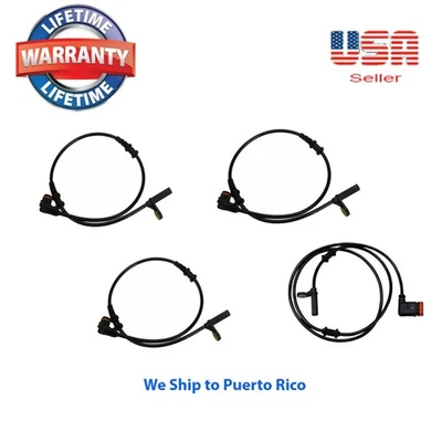 Sensor de velocidad de rueda 4 ABS delantero trasero derecho e izquierdo ajuste: Mercedes C CLK AMG 01-09 Foto 1 de 4