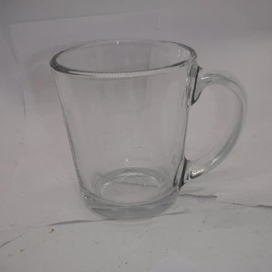 Heavy Clear Anchor Hocking Glass Coffee Mug – Durable Classic 12 oz - Picture 1 of 1