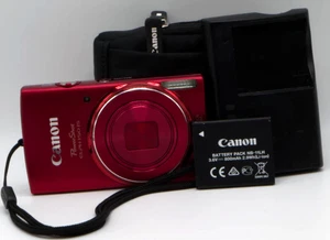 Canon PowerShot ELPH 150 IS 20.0MP Digital Camera - RED - Foto 1 di 9