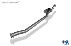 FOX Silenciador De Pre-Salida De Acero Inoxidable Audi 80/90 Quattro 81/85 - Imagen 1 de 5