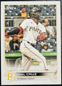2022 Topps #537 Oneil Cruz Rookie (RC) Pittsburgh Pirates - Imagen 1 de 2