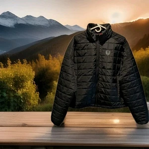 Mitchell & Ness Women's Black Puffer Coat MLS Seattle Sounders NWT $150 Retail - Picture 1 of 12