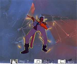 AMERICAN POP: CELS PRODUZIONE ORIGINALE RALPH BAKSHI + Autografo omaggio - Foto 1 di 1