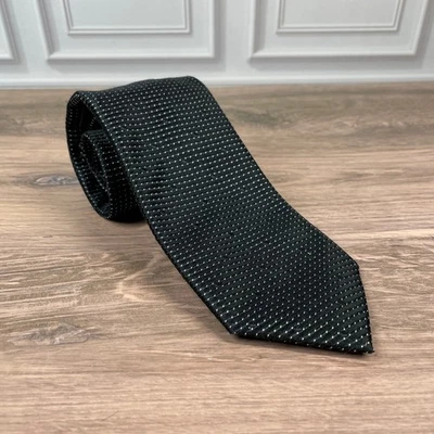 Sean John черный шелковый галстук микро точка узор официальный галстук мужской аксессуар - Изображение 1 из 4