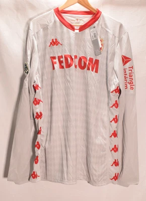 Camisa Kappa Para Hombres AS Monaco LS Gris 3XL NUEVA CON ETIQUETAS Foto 1 de 4