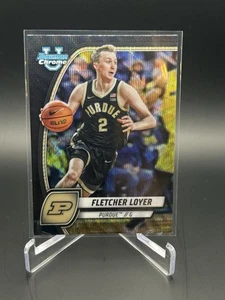 2024-25 Bowman Chrome University U Black Wave Ref #97 Fletcher Loyer Purdue - Bild 1 von 2