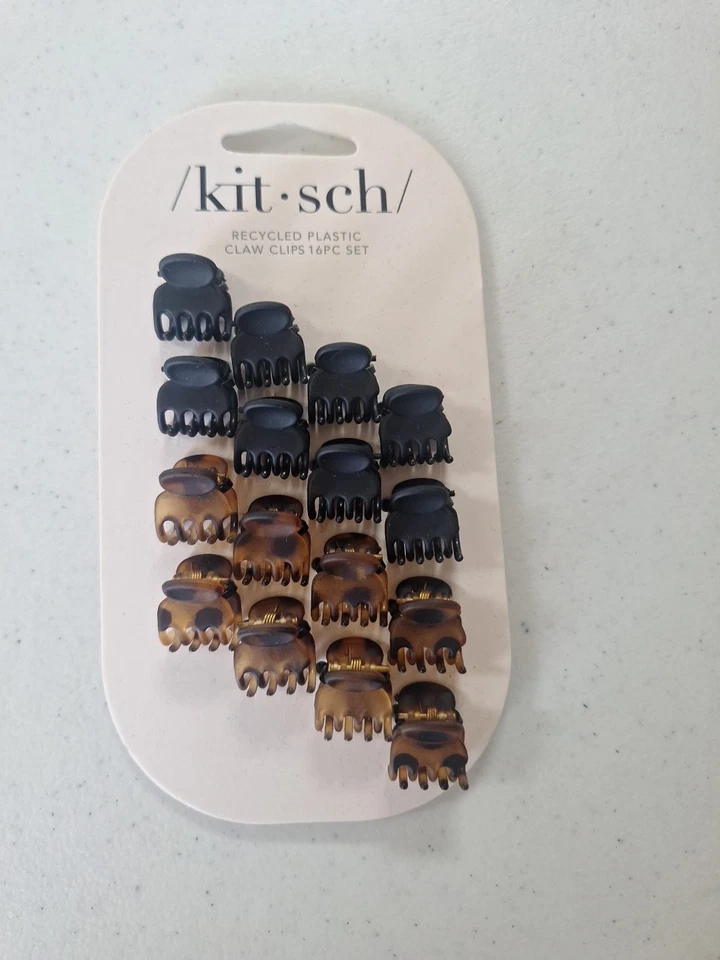 Kitsch Small Hair Clips for Women, Recycled Plastic Small Claw Clips & Mini Claw - Image 1 of 1