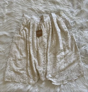 Magnolia Pearl New Antique Cotton Lace Short Bloomers Pants Natural One Size - Picture 1 of 7