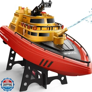 SYMA Remote Control Boat, Big RC Boat Firefighter for Kids 8-12 with 40 Mins - Picture 1 of 5