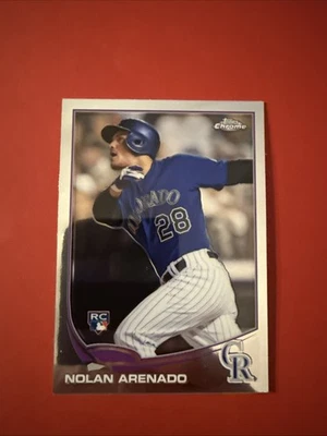 2013 Topps Chrome Update #MB-39 Nolan Arenado RC, NICE! - Image 1 of 2