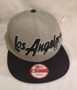 NEU Dodgers LA Herren Snapback Baseballkappe blau schwarz verstellbar Mütze 2 Tone OS - Bild 1 von 3