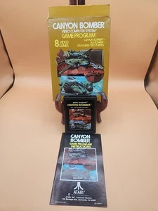 Canyon Bomber - Atari 2600 - completo di scatola CIB con manuale - testato e funzionante vintage - Foto 1 di 8