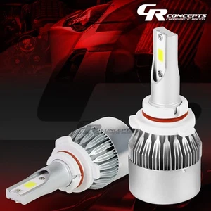 2 PIEZAS 6000K 9006 BLANCO LED FARO ALTO/BAJO BOMBILLA DE REPUESTO + VENTILADOR DE REFRIGERACIÓN - Imagen 1 de 7