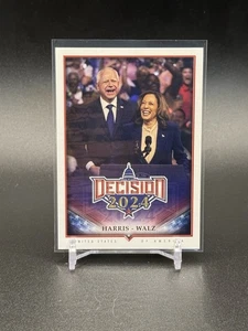 Decision 2024 Democratic Ticket - Kamala Harris / Tim Walz #182 SP - Picture 1 of 2