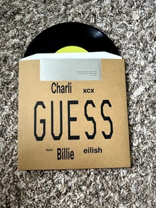 BRAND NEW Charli XCX Guess ft. Billie Eilish 7” Record Store Day RSD 2025 OPENED - Picture 1 of 2